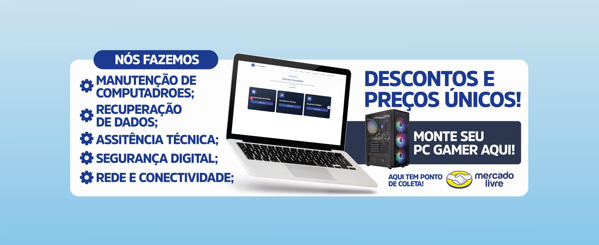Banner 1 – Montagem de Computadores Gamer